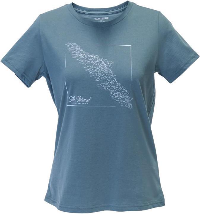 Valhalla Kingdom - Vancouver Island Pima Cotton T-Shirt - Womens - Slate 1