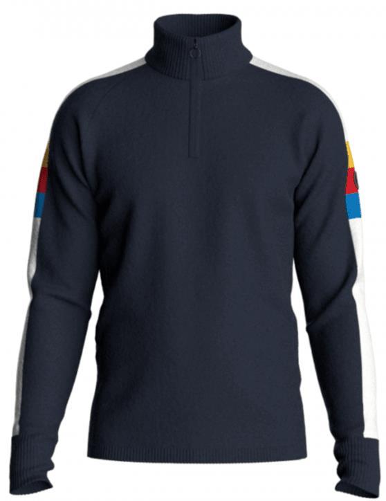 Varden Zip Up - Mens - Navy Blue 1
