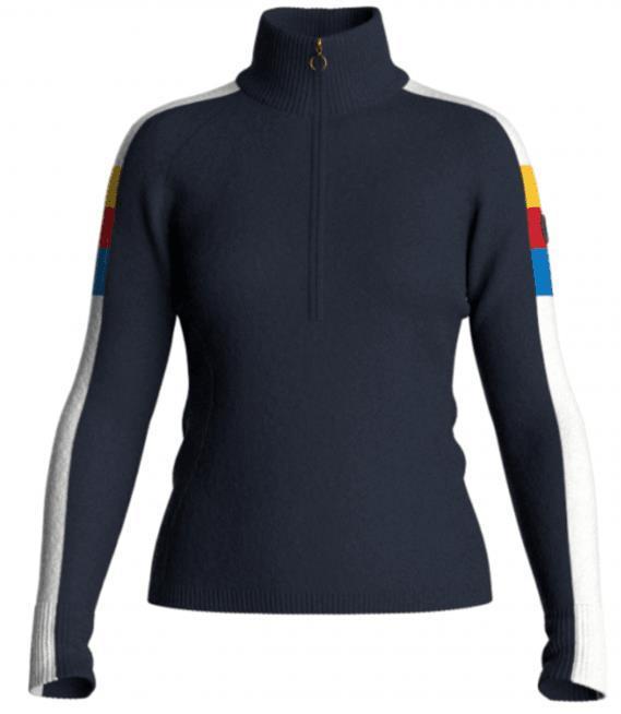 Varden Zip Up - Womens - Navy Blue 1