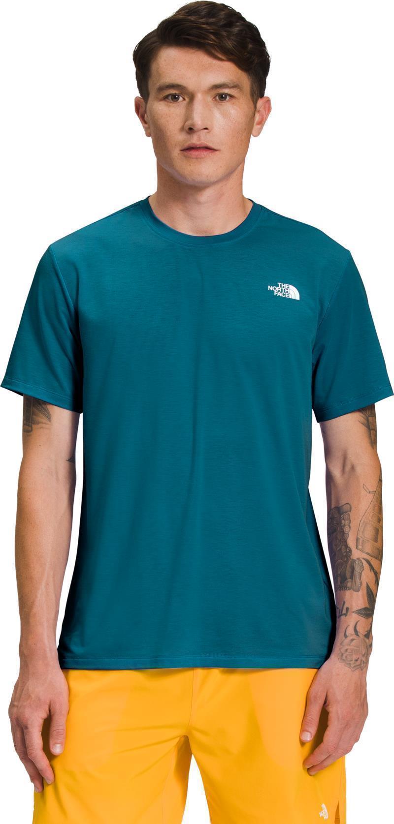 Wander SS Shirt - Mens - Blue Coral 1