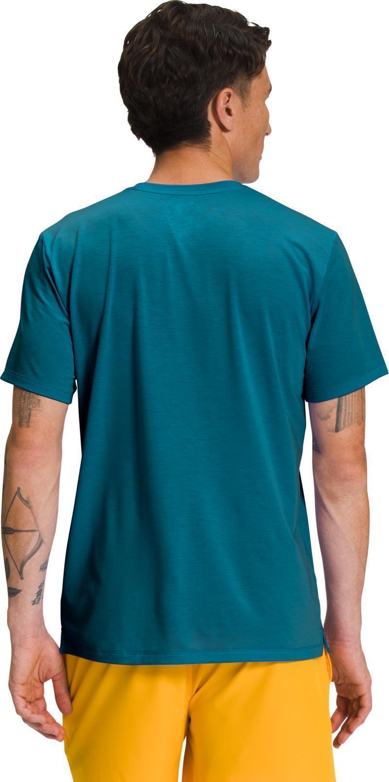 Wander SS Shirt - Mens - Blue Coral 2