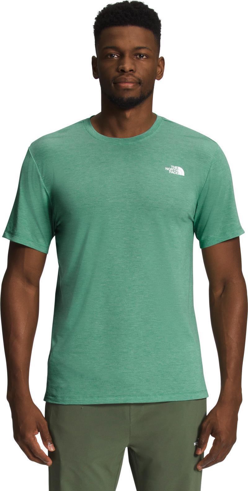 Wander SS Shirt - Mens - Deep Grass Green Heather 1