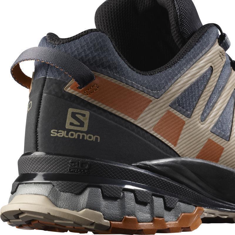 XA Pro 3D V8 GTX - Mens - Ebony / Caramel Cafe / Black 4