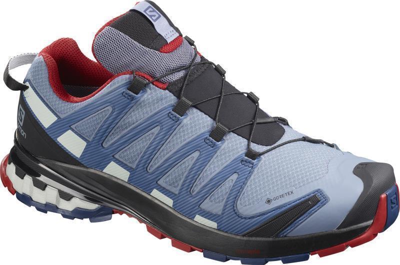 XA Pro 3D V8 GTX - Mens - Flint Stone / Sargasso Sea / Red Dahlia 1