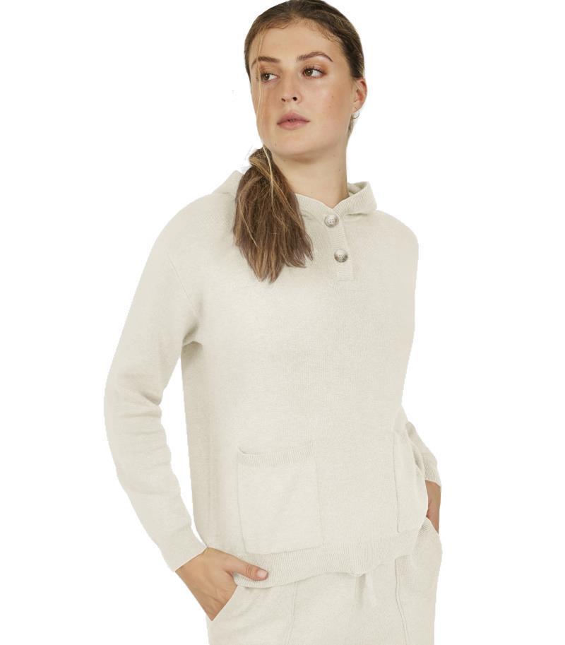 Yari Hoodie - Womens - Pearl 1