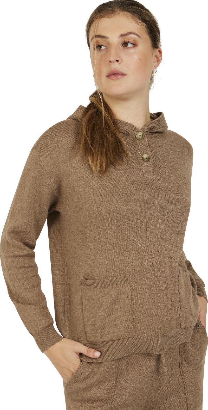 Yari Hoodie - Womens - Taupe Heather 1