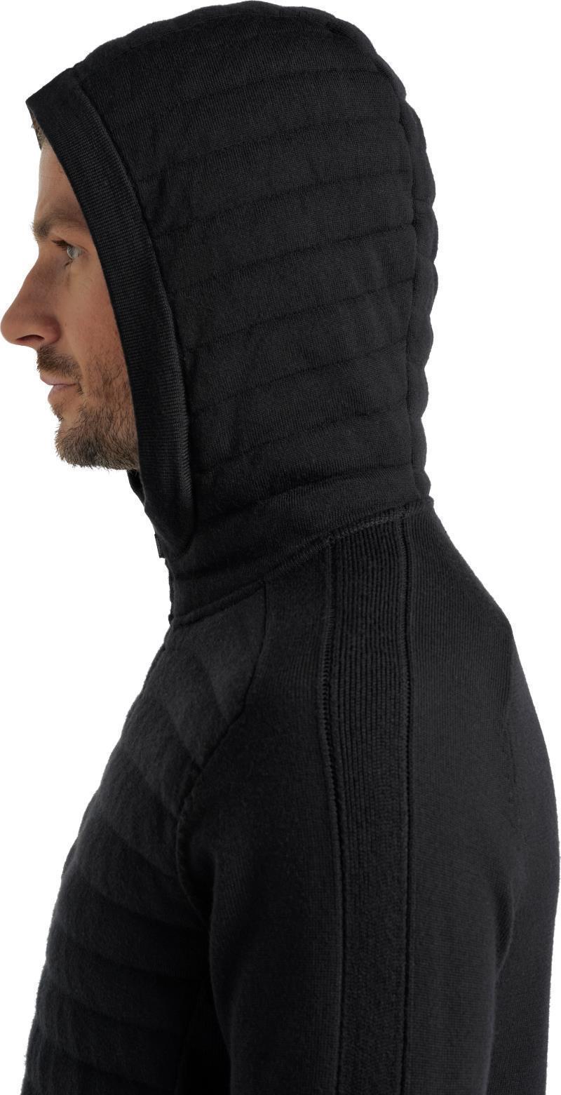 ZoneKnit Insulated LS Zip Hoodie - Mens - Black 5