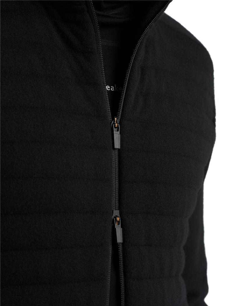 ZoneKnit Insulated LS Zip Hoodie - Mens - Black 6