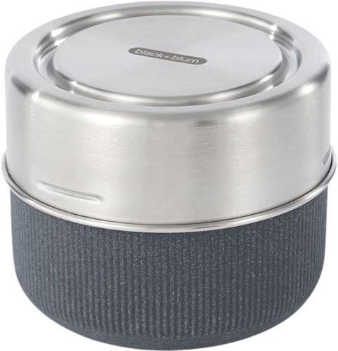 Glass Lunch Pot 600ml - slate 1