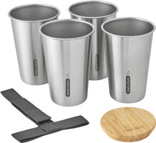 Picnic Cups 500ml - Set of 4 - grey 1