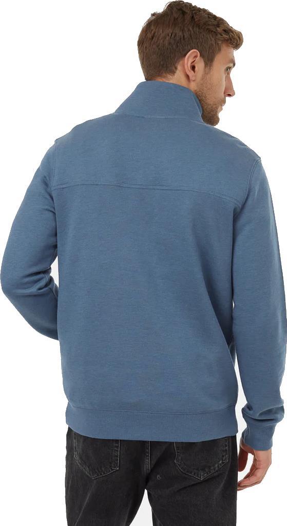 1/4 Zip Kangaroo Pocket Fleece - Mens - vintage blue 1
