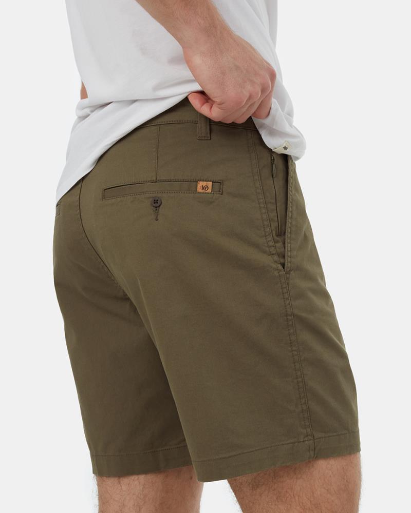 7" Twill Latitude Shorts - Mens - Olive Night Green 2