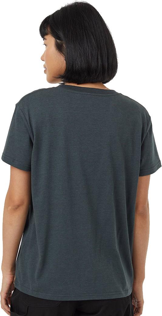 Abstract Ridge T-Shirt - Womens - forest river green / mineral 1