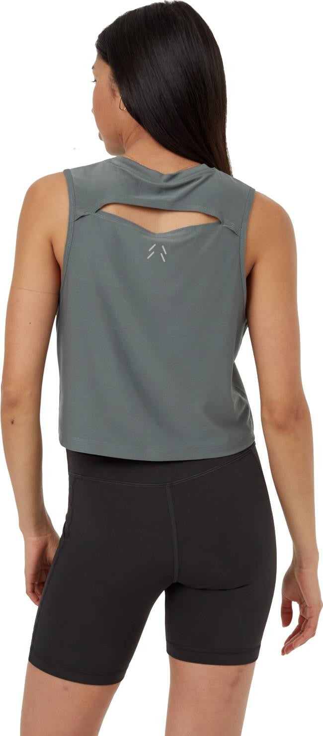 Active Soft Knit Light Crew Tank - Womens - light urban green 1