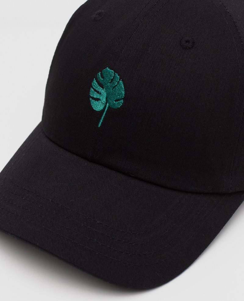 Amazon Foliage Peak Hat - meteorite black / mid green 1