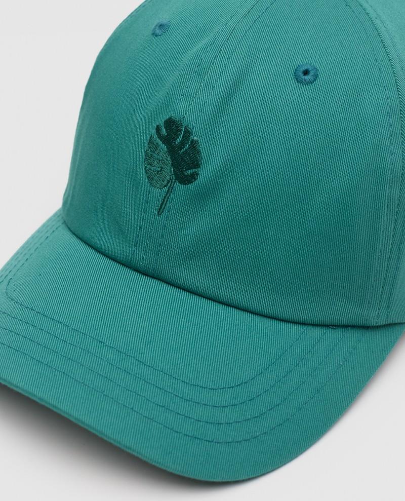 Amazon Foliage Peak Hat - tidal teal / dark green 1