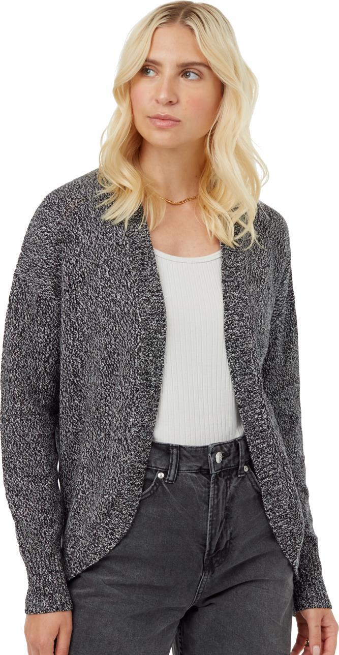 Anoba Cardigan - Womens - jet black / cloud white 1