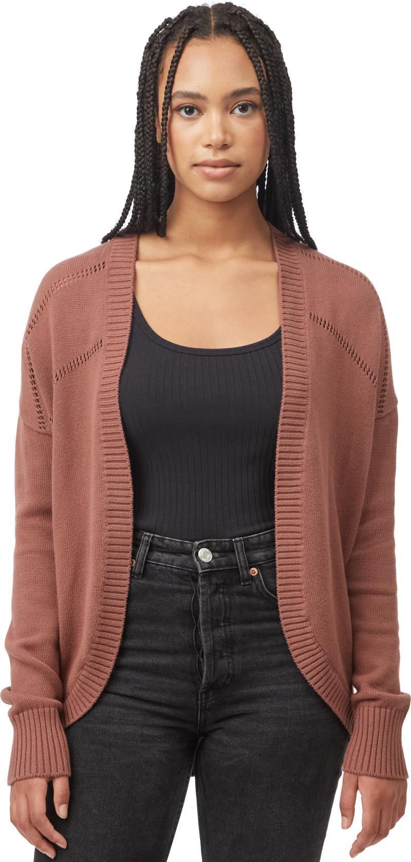 Anoba Cardigan - Womens - mesa red 1