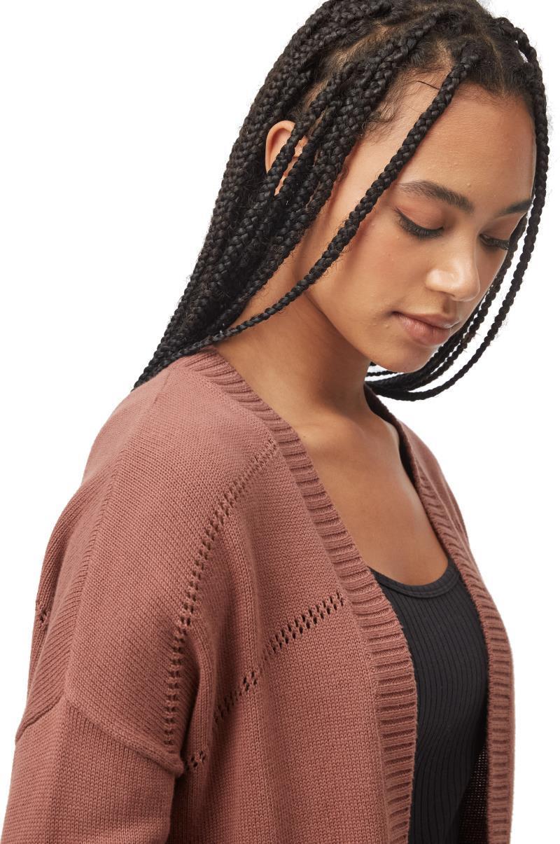 Anoba Cardigan - Womens - mesa red 1