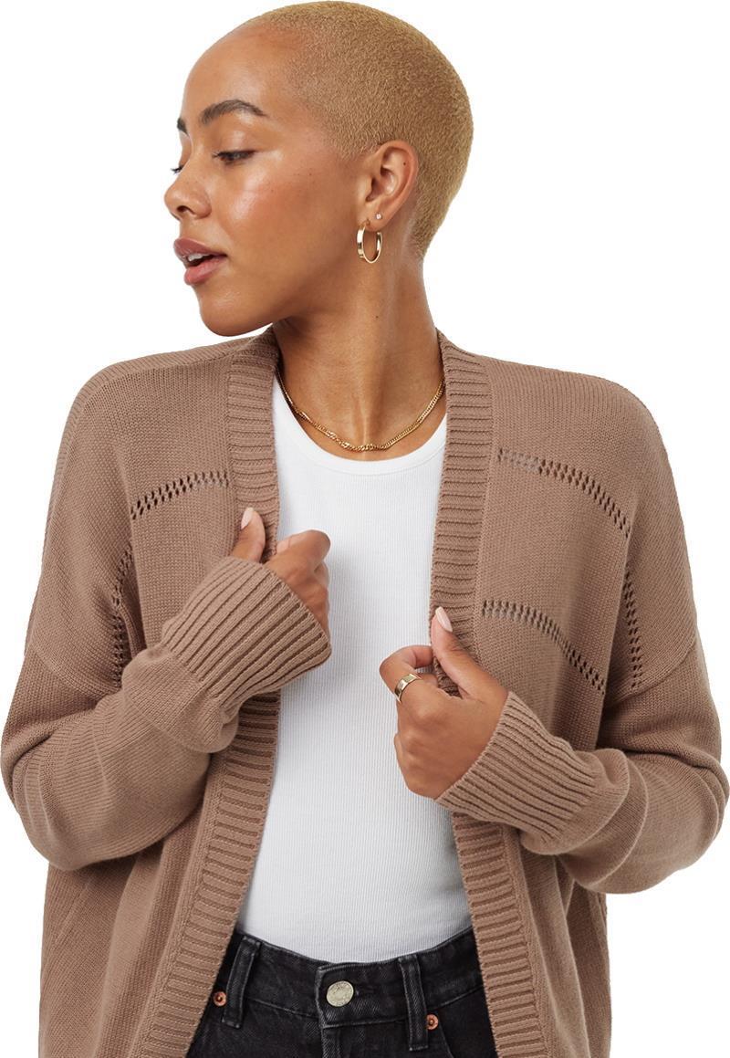 Anoba Cardigan - Womens - pine bark 1