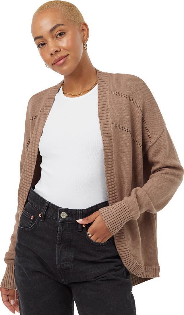 Anoba Cardigan - Womens - pine bark 1