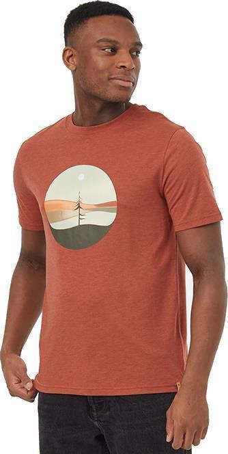 Artist Portal T-Shirt - Mens - Baked Clay / Ocean 2