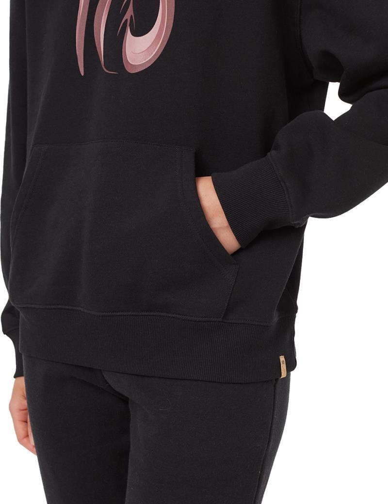 Artist Series Logo Hoodie - Womens - Meteorite Black / Port 3