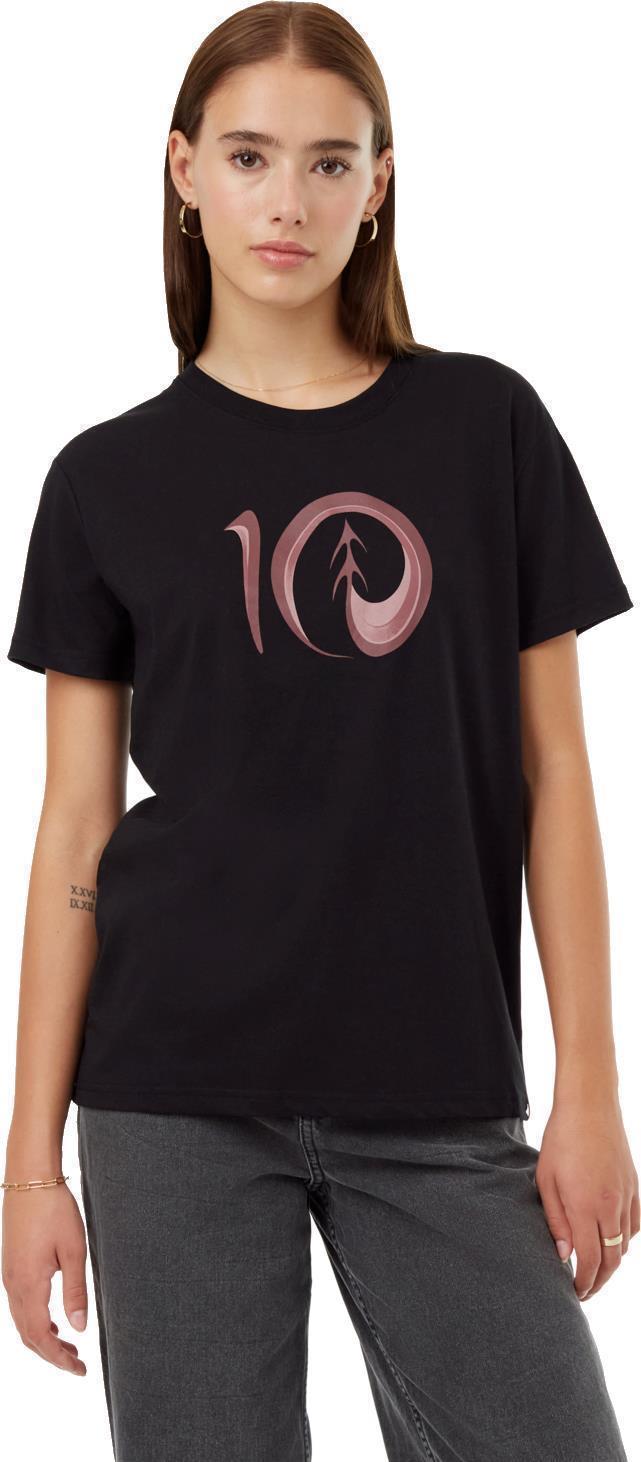 Artist Series Logo T-Shirt - Womens - Meteorite Black / Port 1