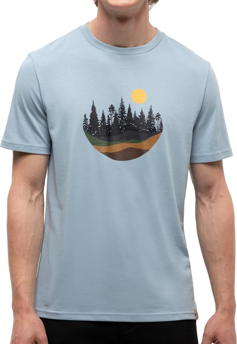 Artist Series Love Flourishes T-Shirt - Mens - blue haze / cypress 1