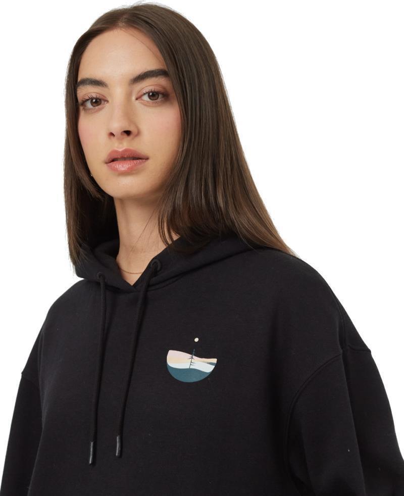 Artist Series Portal Hoodie - Womens - Meteorite Black / Pale Mauve 4