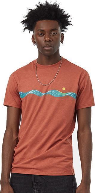 Artist Waves T-Shirt - Mens - Baked Clay / Shaded Spruce 1
