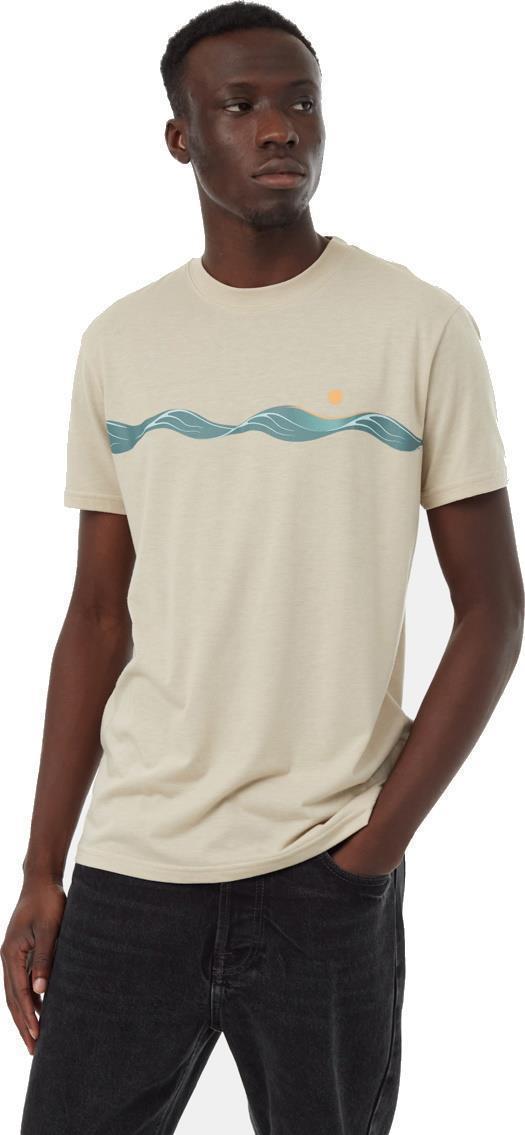 Artist Waves T-Shirt - Mens - Pale Oak / Silver Pine 1