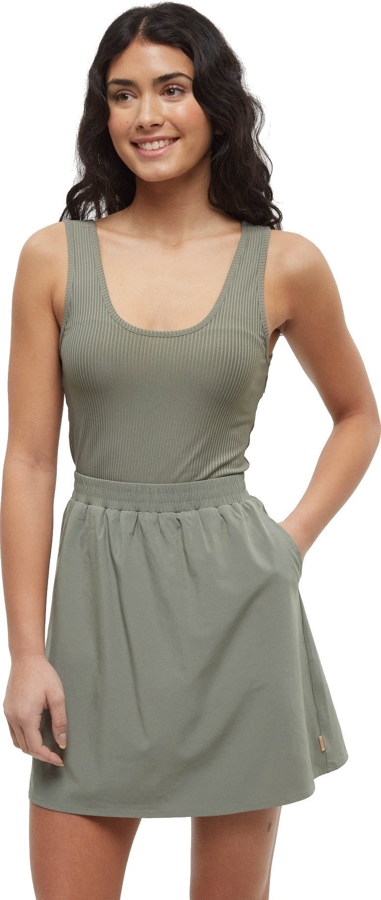 Ashby Dress - agave green 1