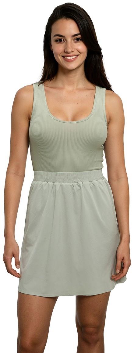 Ashby Dress - light moss 1