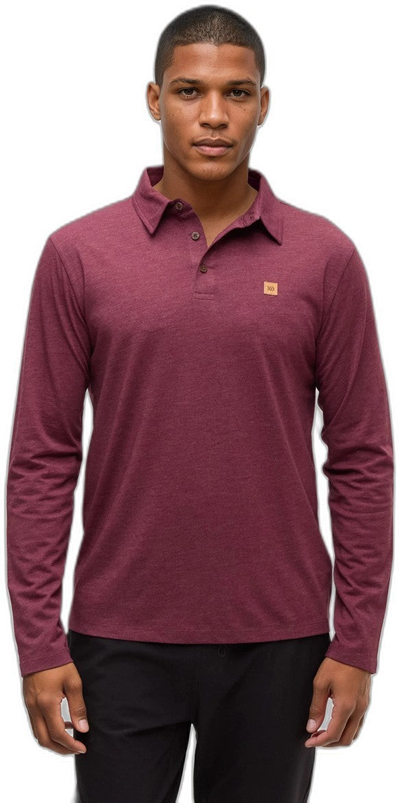 Astir LS - Mens - deep burgundy heather 1