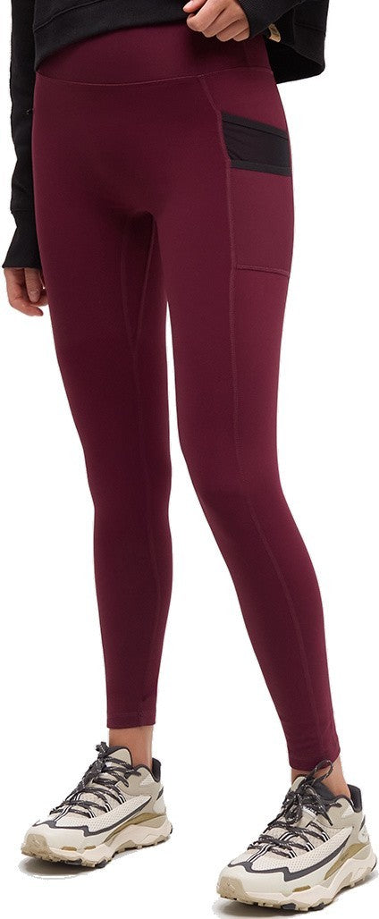 Atlin Leggings - Womens - deep burgundy 1