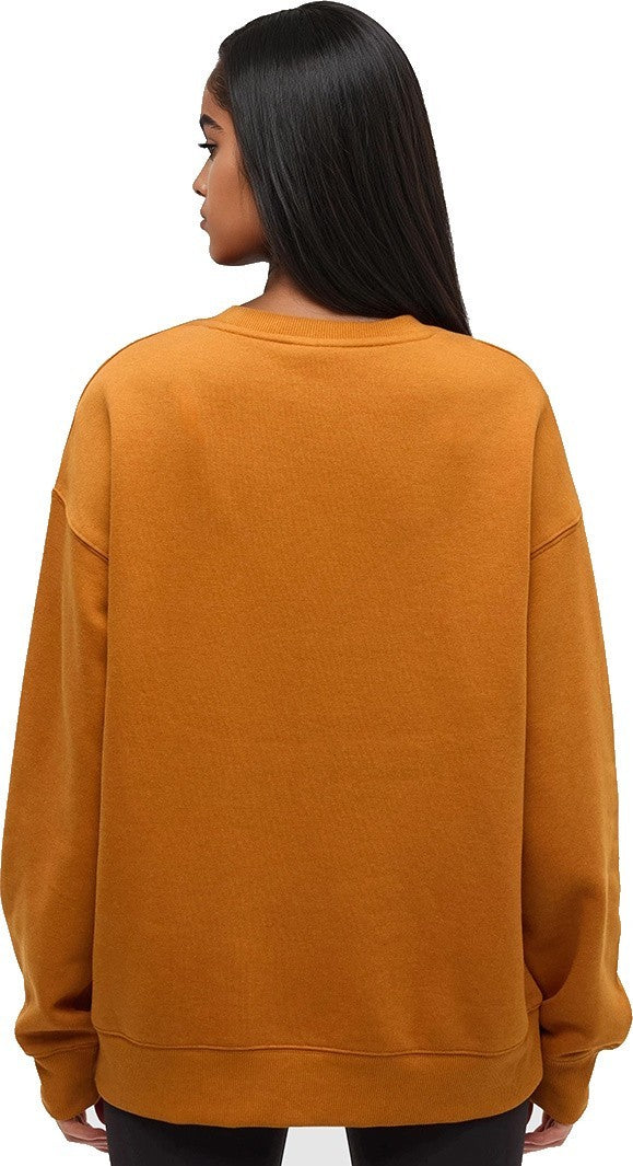 Autumn Flora Crew - Womens - burnt caramel / meteorite black 1