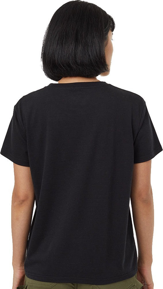 Autumn Flora T-Shirt - Womens - meteorite black / pale oak 1