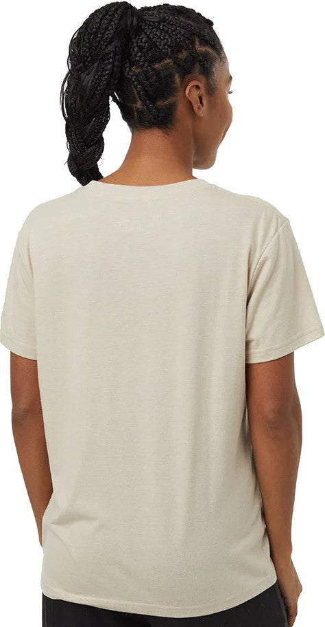 Autumn Flora T-Shirt - Womens - pale oak / meteorite black 1