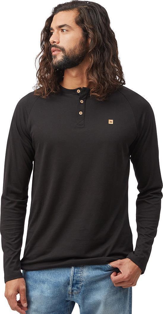 Baker Henley LS - Mens - Meteorite Black 1