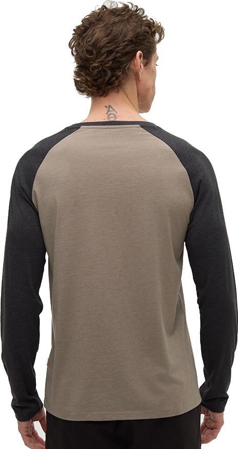 Baker Henley LS - Mens - clay heather / meteorite black heather 1
