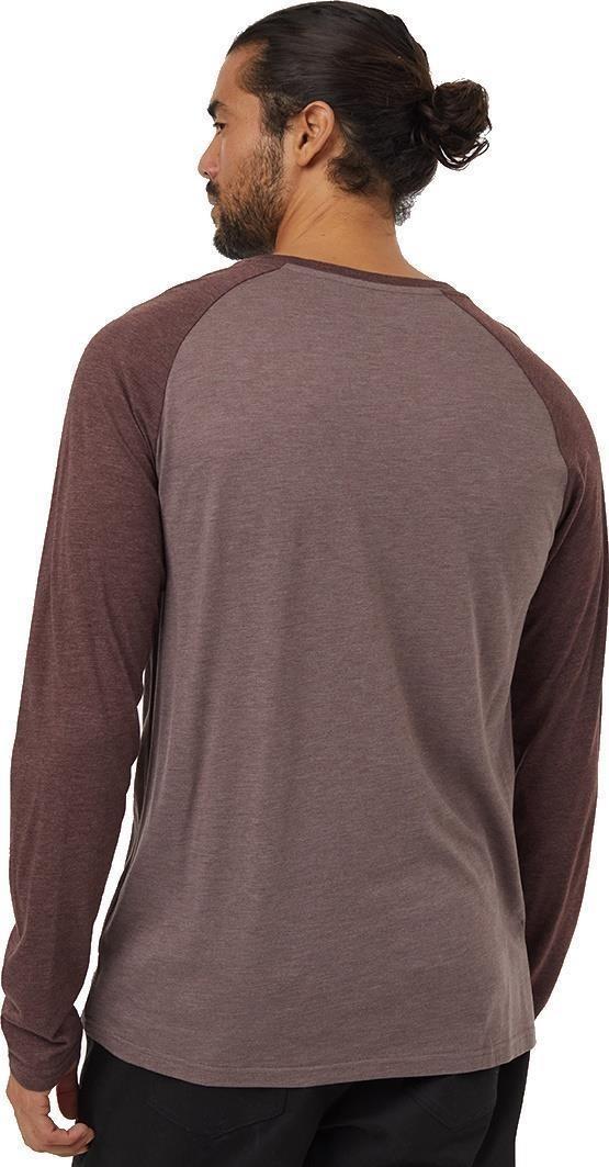 Baker Henley LS - Mens - elkwood heather / deep mahogany heather 1