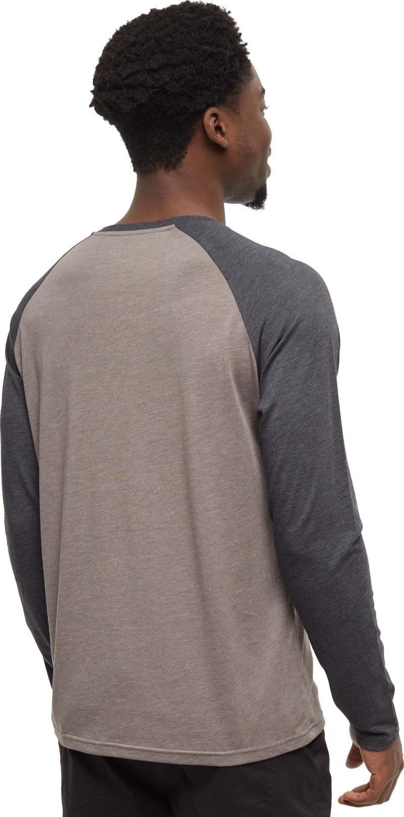 Baker Henley LS - Mens - falcon heather / meteorite black heather 1