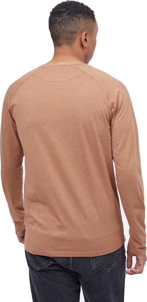 Baker Henley LS - Mens - foxtrot brown heather 1