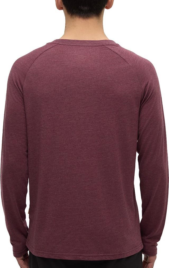 Baker Henley LS - Mens - rosewood fleck 1