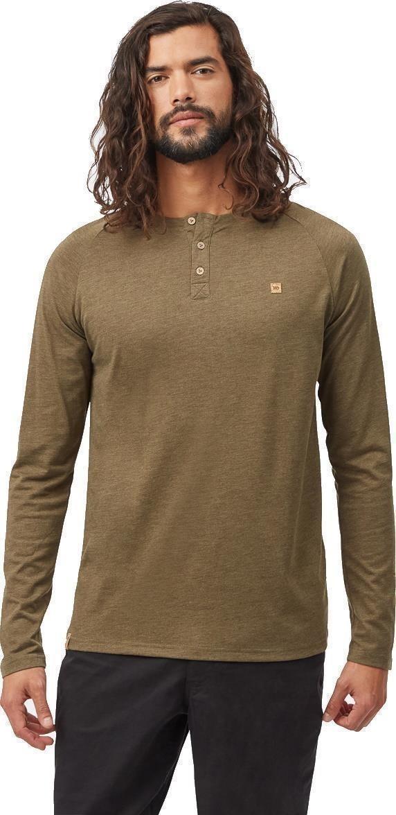 Baker Henley LS - Mens - uniform green heather 1