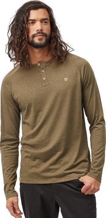 Baker Henley LS - Mens - uniform green heather 1