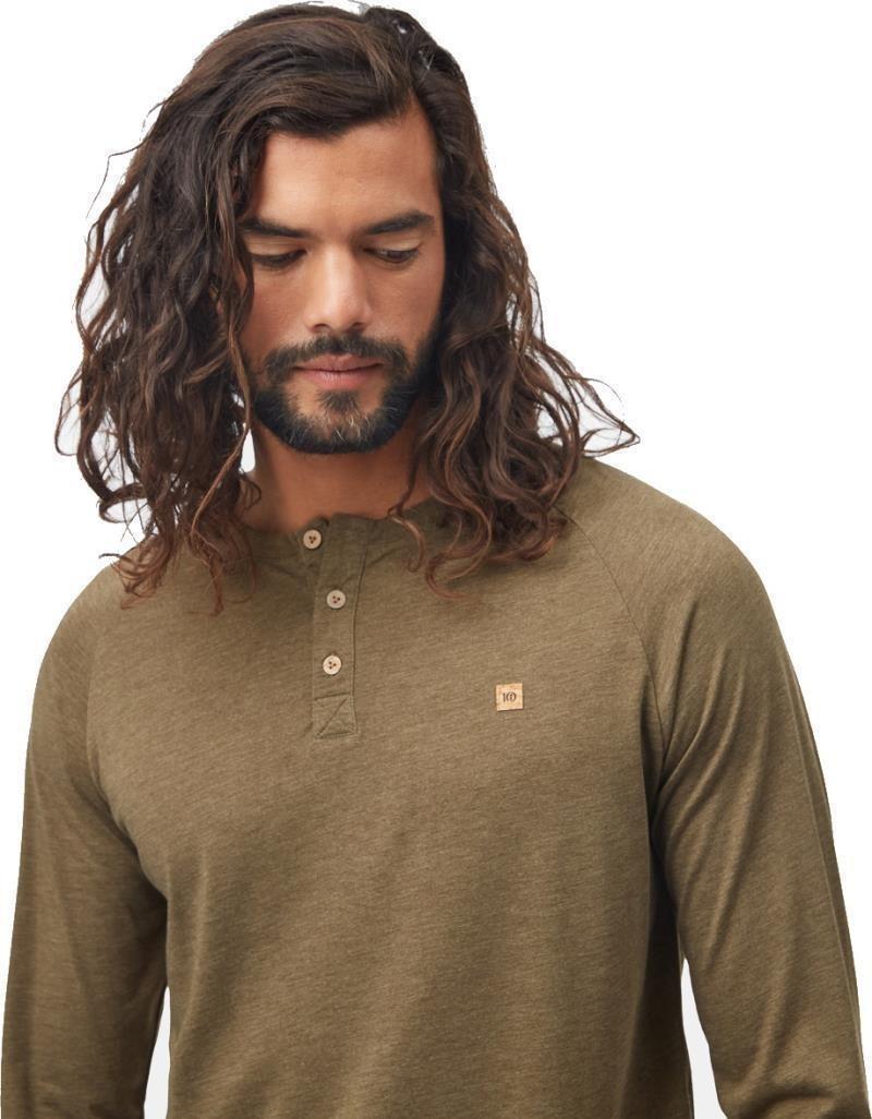 Baker Henley LS - Mens - uniform green heather 1