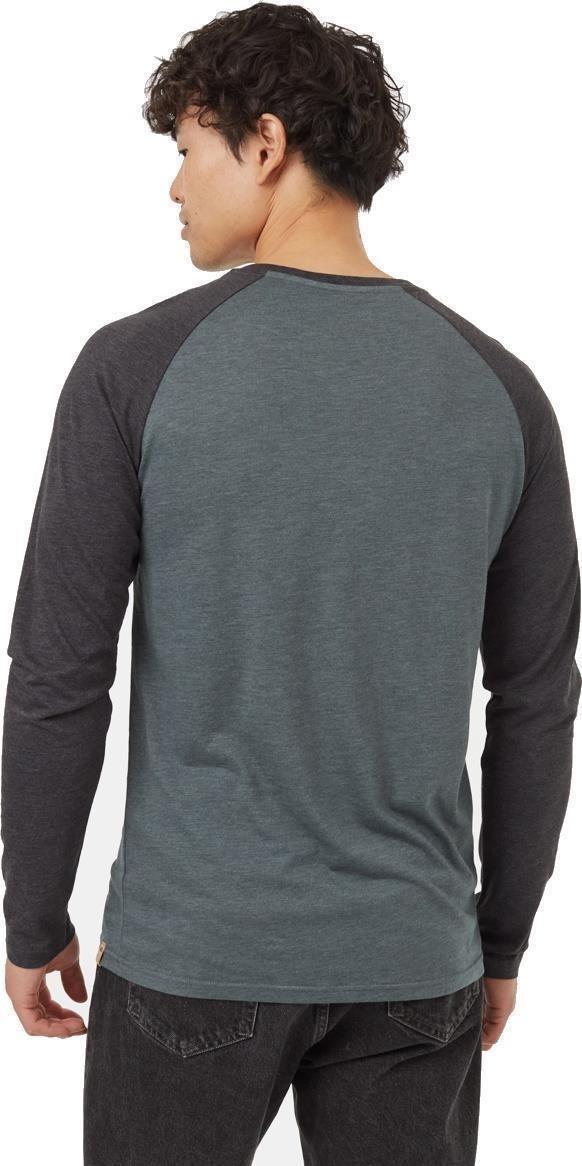 Baker Henley LS - Mens - urban green heather / meteorite black heather 1