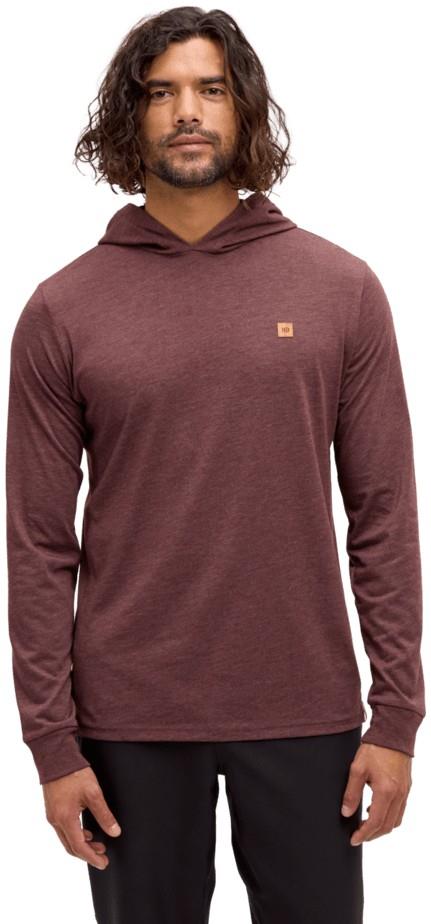 Baker Hooded LS - Mens - red chestnut heather 1